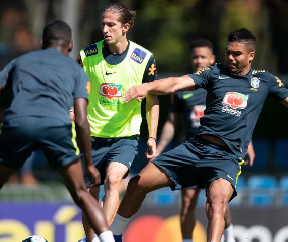 Mesmo em dia de folga na seleção, Thiago Silva se apresenta na Granja Comary