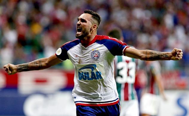 Gilberto fez dois na vitória do Bahia - Felipe Oliveira/EC Bahia