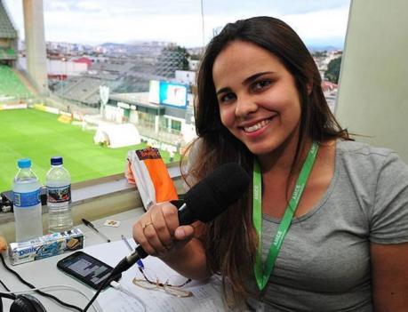 Isabelly Morais fará as reportagens do jogo - Divulgação