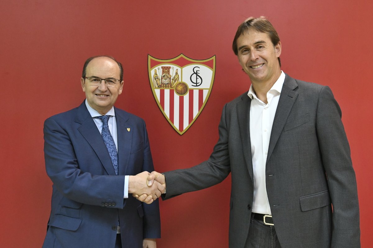 Ex-Real e seleção, Lopetegui assume comando do Sevilla e assina por 3 temporadas