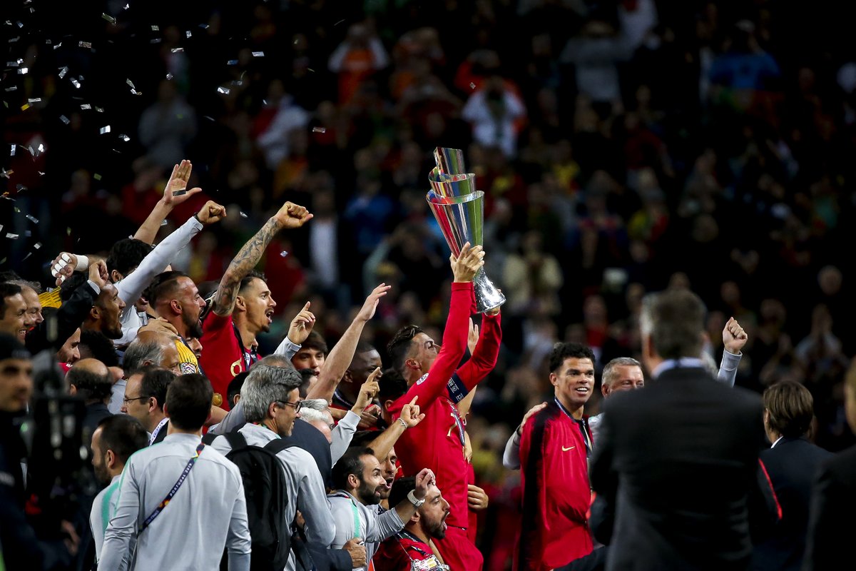 Portugal festeja e Cristiano Ronaldo diz: ‘Muito obrigado’