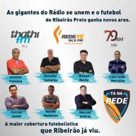 Equipe da Rede Fé no Brasileiro da Série B 2019 - Divulgação