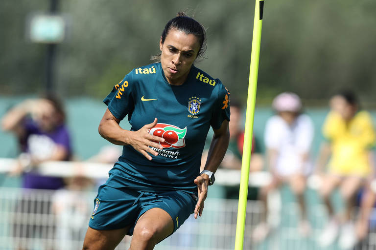 Marta fica à disposição de Vadão para o jogo contra a Austrália. (Foto: Divulgação/CBF)