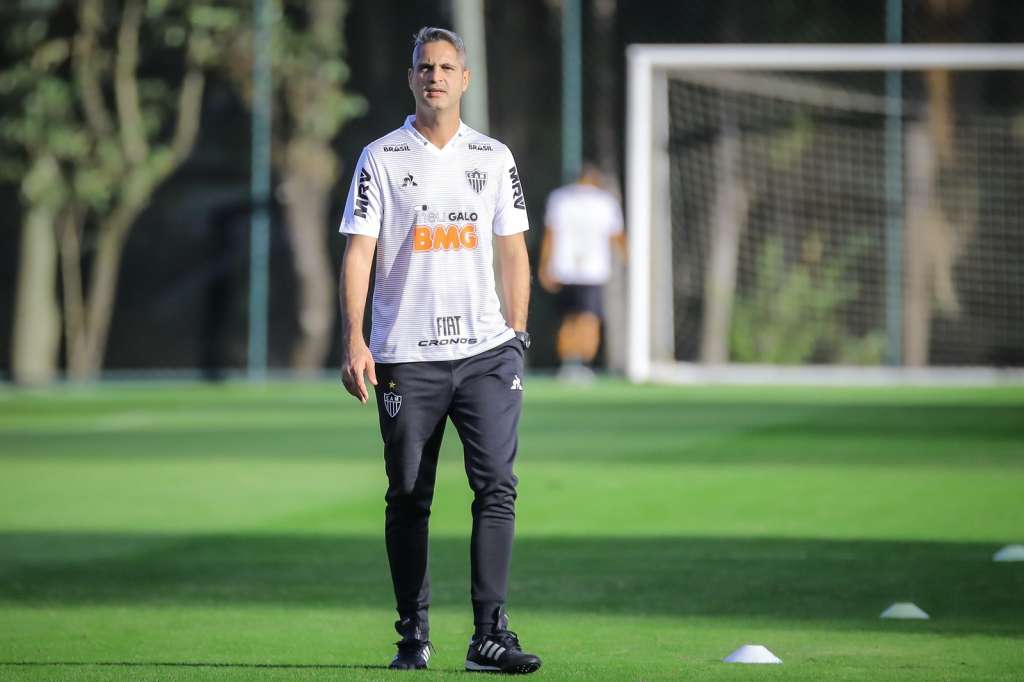 Rodrigo Santana está satisfeito com pontuação do Atlético-MG na parada da Copa do Mundo. (Foto: Bruno Cantini/Atlético-MG)