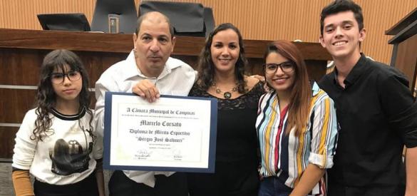 Marcelo agradeceu apoio da família