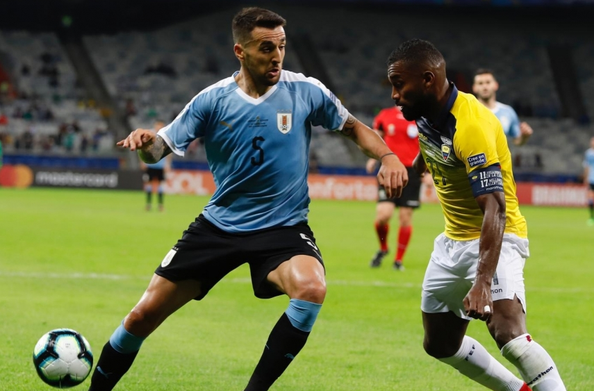 COPA AMÉRICA: Com lesão muscular, uruguaio Matías Vecino está fora do torneio