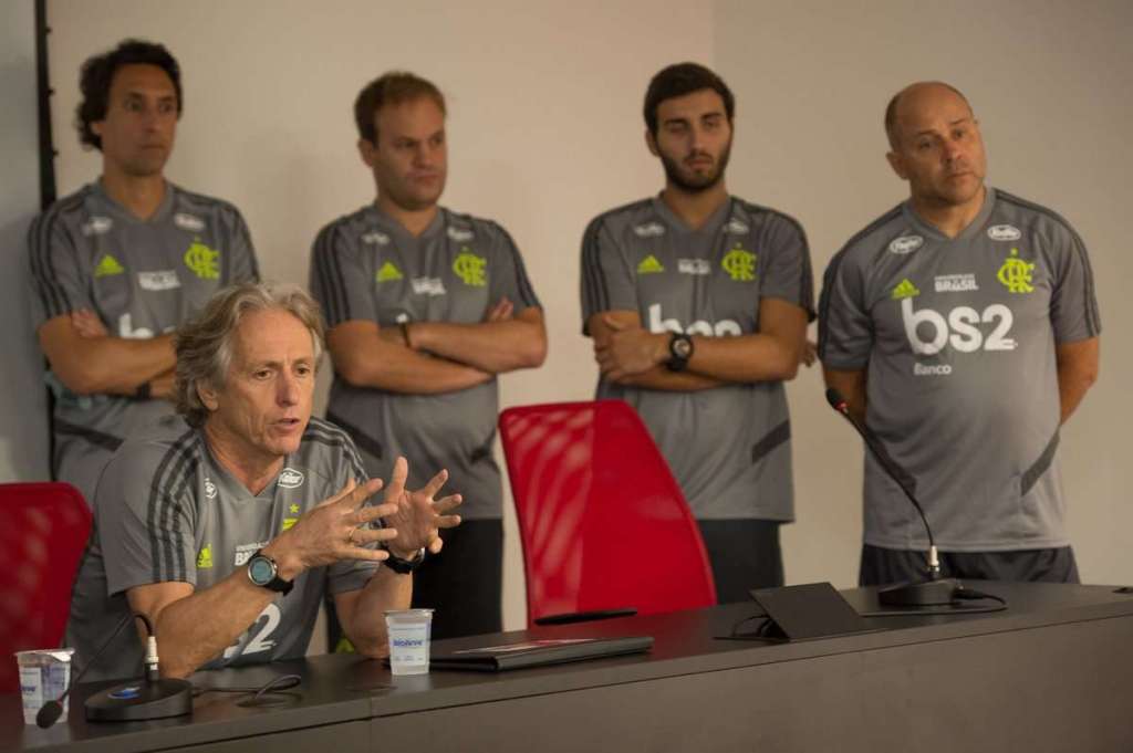 Jesus deu início ao trabalho no Flamengo nesta quinta-feira. (Foto: Divulgação/Flamengo)