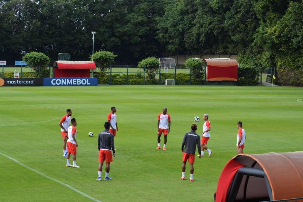 O Peru treinou em São Paulo