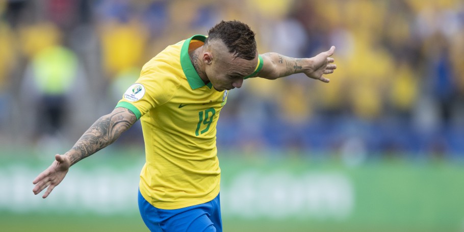 Copa América: Everton celebra ‘partida excelente’ em goleada da Seleção Brasileira