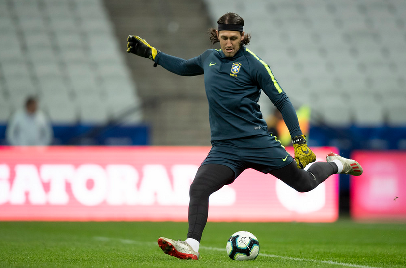Copa América: Com dores no quadril, goleiro Cássio deixa treino da seleção antes do fim