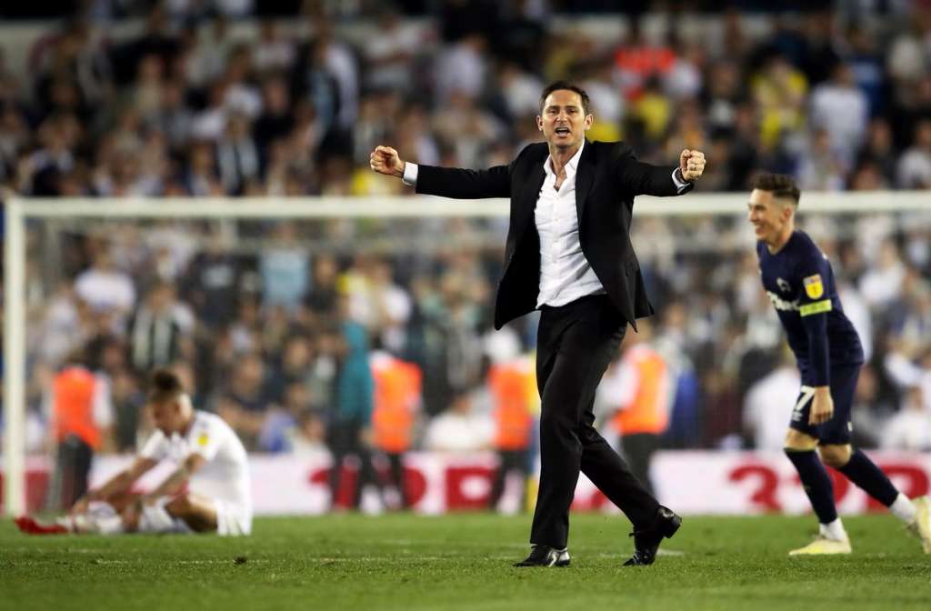 Frank Lampard, técnico do Derby County