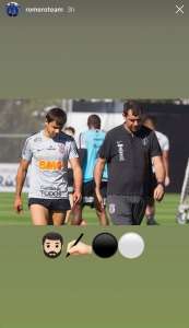 Romero se reapresenta ao Corinthians e brinca sobre improvável renovação