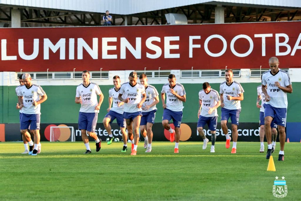 Copa América: Treino fechado no CT do Flu abre preparação argentina no Rio