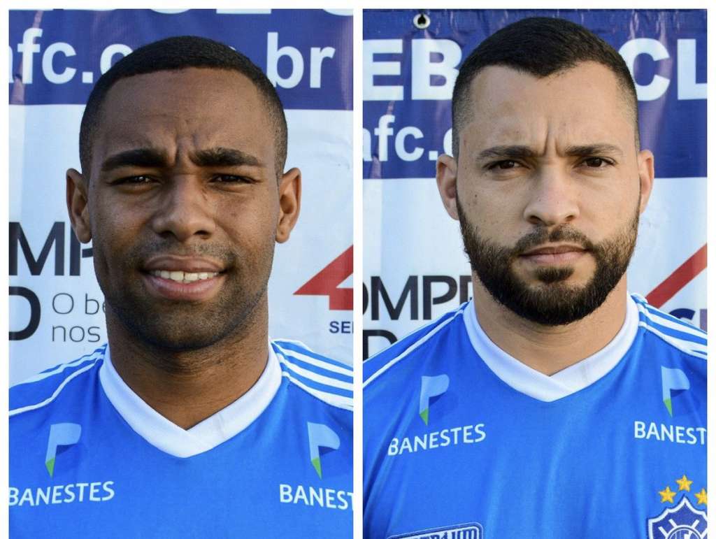 Dedé e Dênis Pedra já treinaram com o elenco e devem ir para a primeira partida das oitavas de final (Montagem Vitória FC)