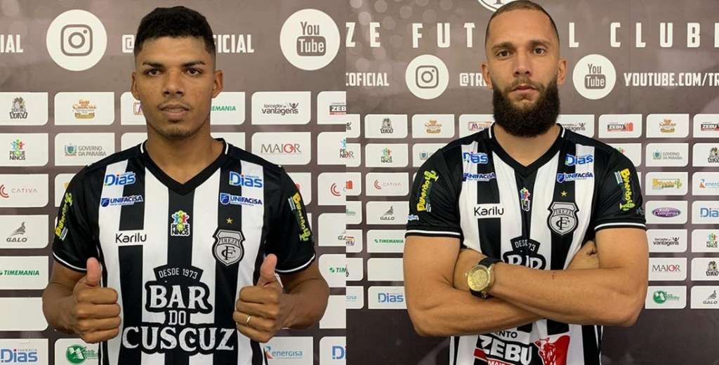 Carlos Henrique e Betão reforçam a defesa do Treze. (Foto: Ramon Smith / Treze FC)