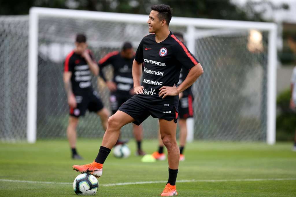 O Chile treinou no CT do São Paulo