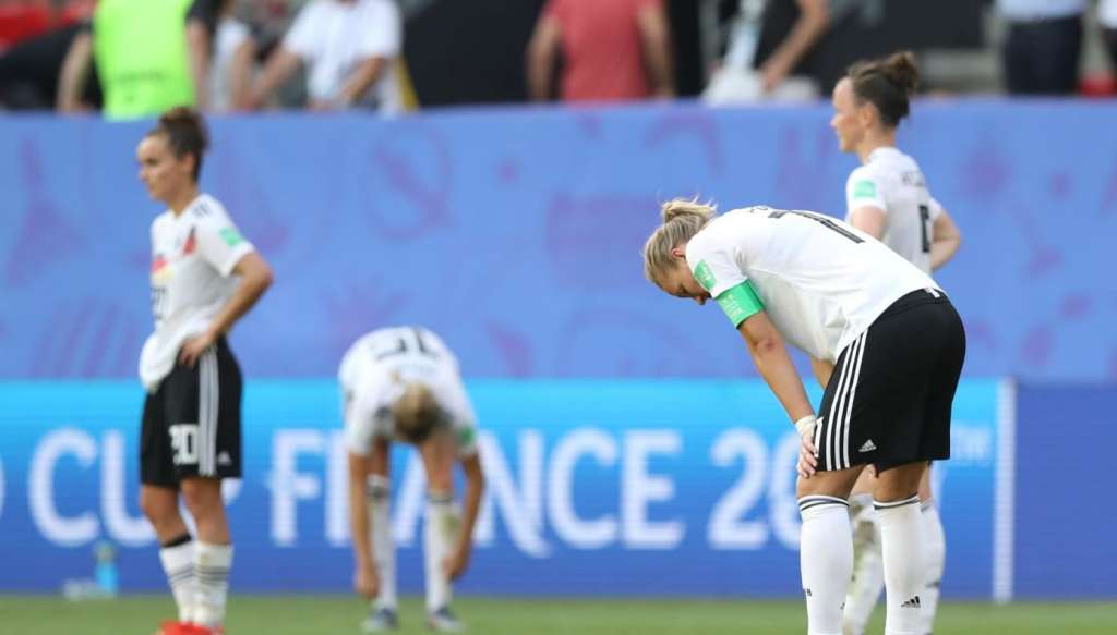 A Alemanha pressionou nos minutos finais, mas não conseguiu marcar o gol de empate