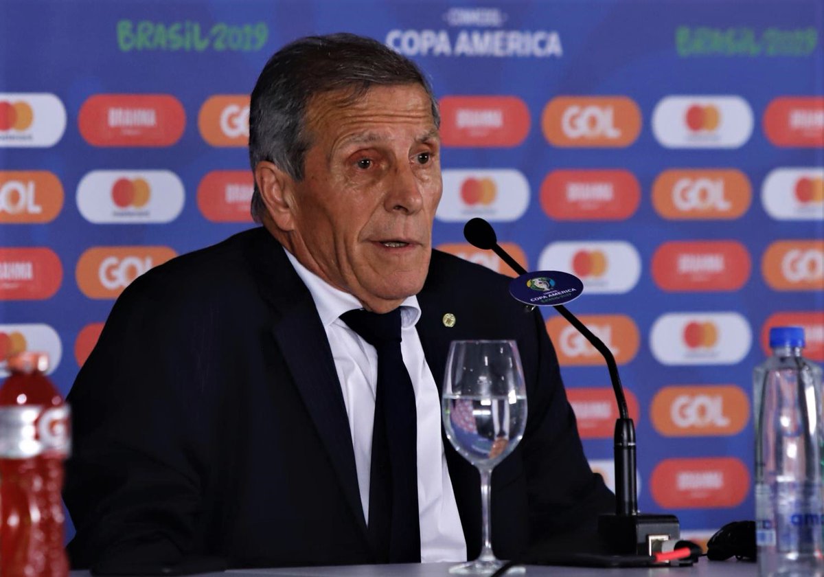 Copa América: Técnico do Uruguai, Óscar Tabárez afirma que o Peru não deu um chute a gol