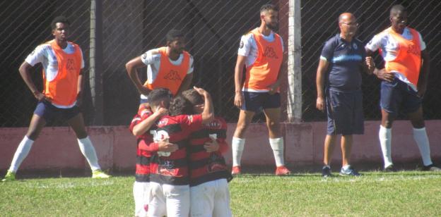 Flamengo comemora gol. Foto: Claudio Herrera