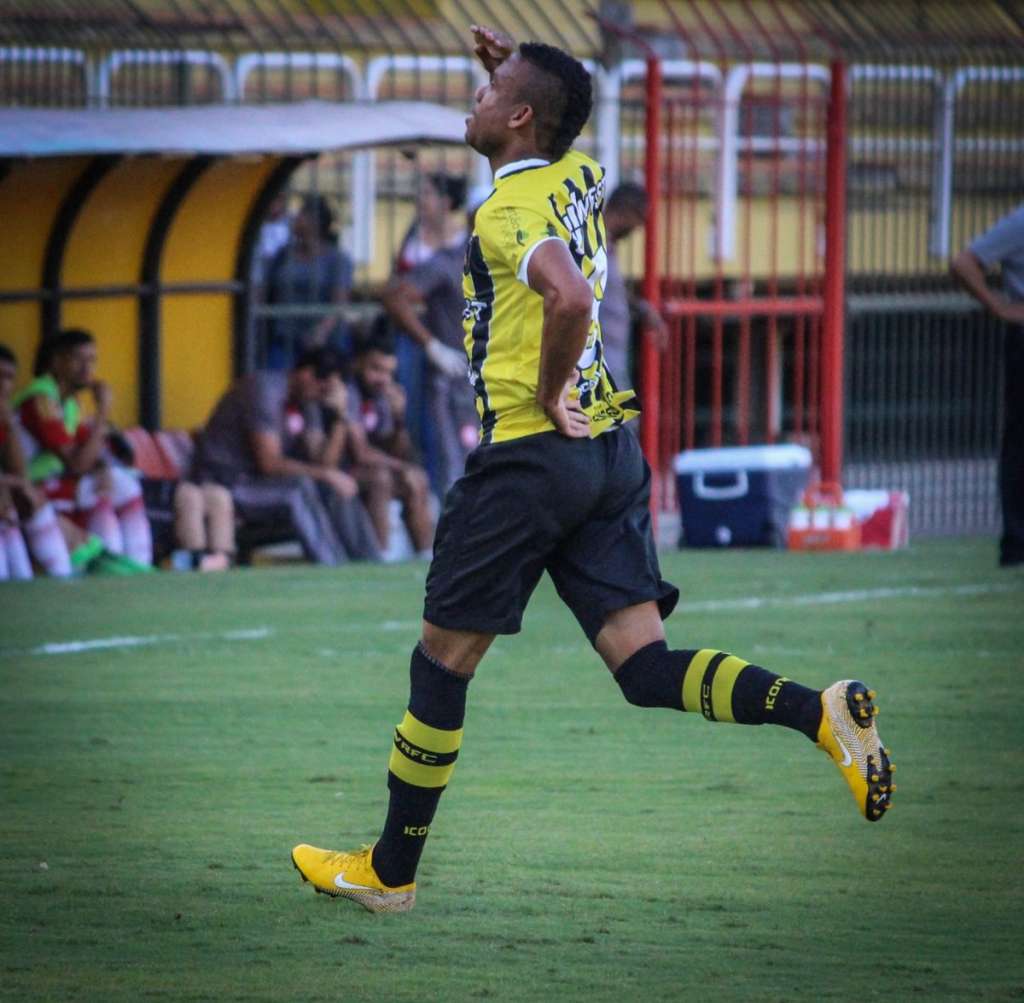 Núbio Flávio voltou a jogo e já deixou o dele. (Foto: Divulgação / Volta Redonda)