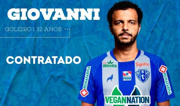 Série C: Ex-Atlético-MG, goleiro que estava no Guarani é anunciado pelo Paysandu