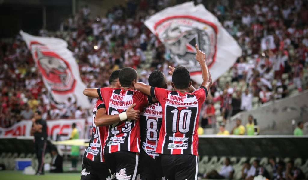 Ferroviário levou a melhor no último encontro com o Santa. (Foto: Xandy Rodrigues / Ferroviário)