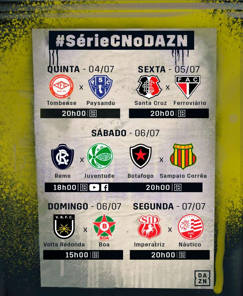 DAZN terá transmissão de cinco jogos da Série C entre sexta e segunda-feira 2 0002050399251 img
