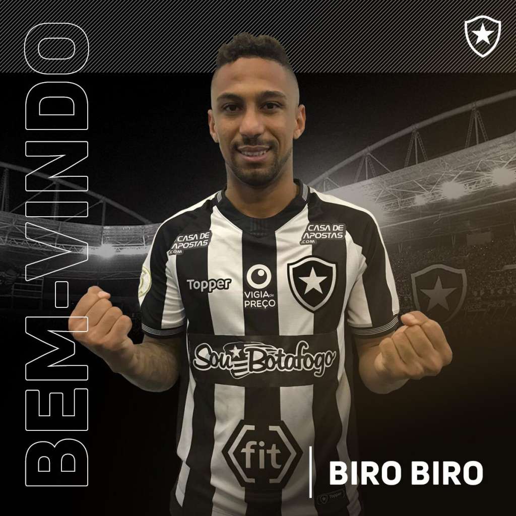 Regularizado, Biro Biro é oficializado pelo Botafogo e pode estrear no domingo