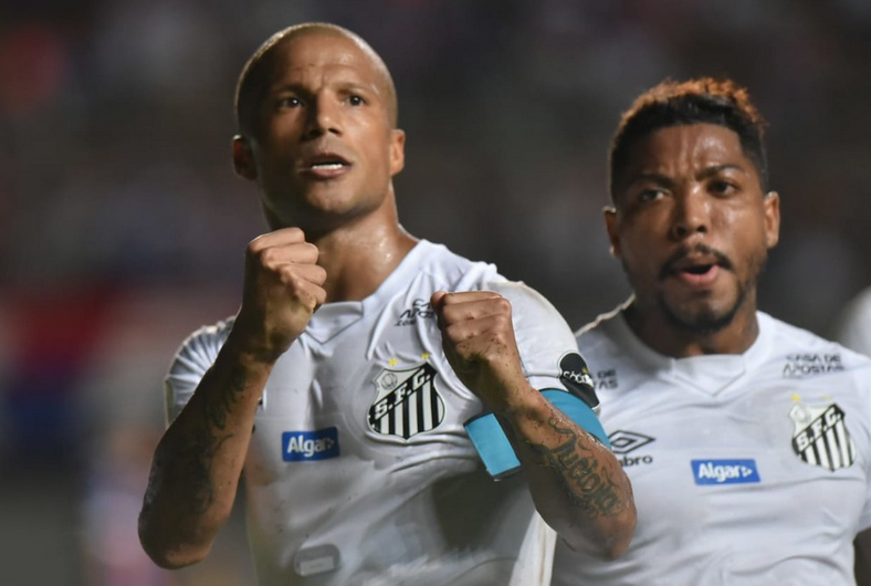 Carlos Sánchez marcou o gol do Peixe. (Foto: Ivan Storti/Santos FC) 