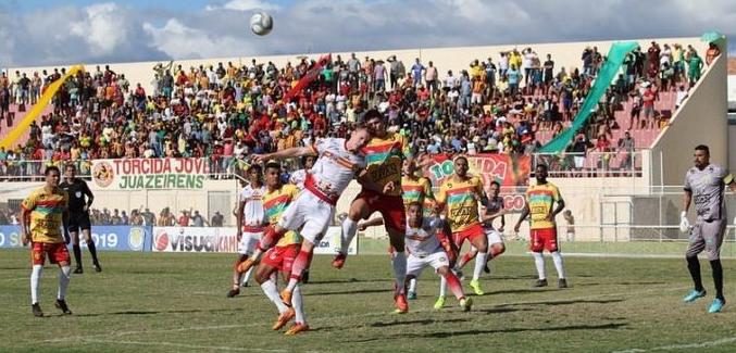 Juazeirense largou na frente