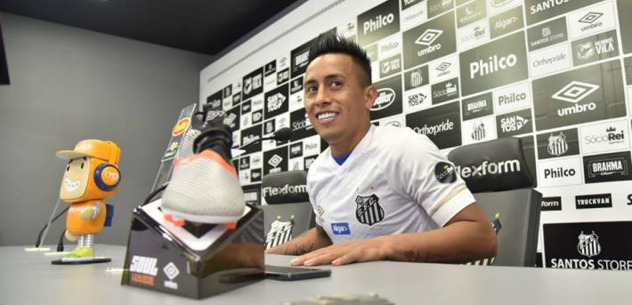 Cueva - Foto: Divulgação / Santos FC 