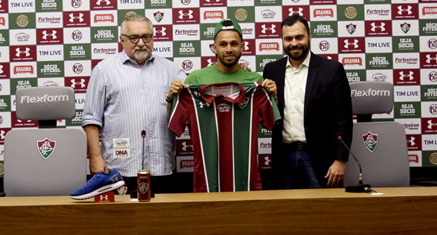 Apresentado no Fluminense, Wellington Nem diz que voltou em busca de ‘alegria’