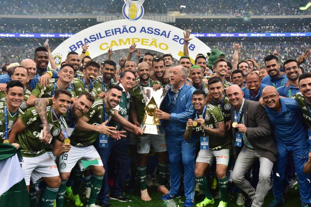 Bolsonaro em festa do Palmeiras