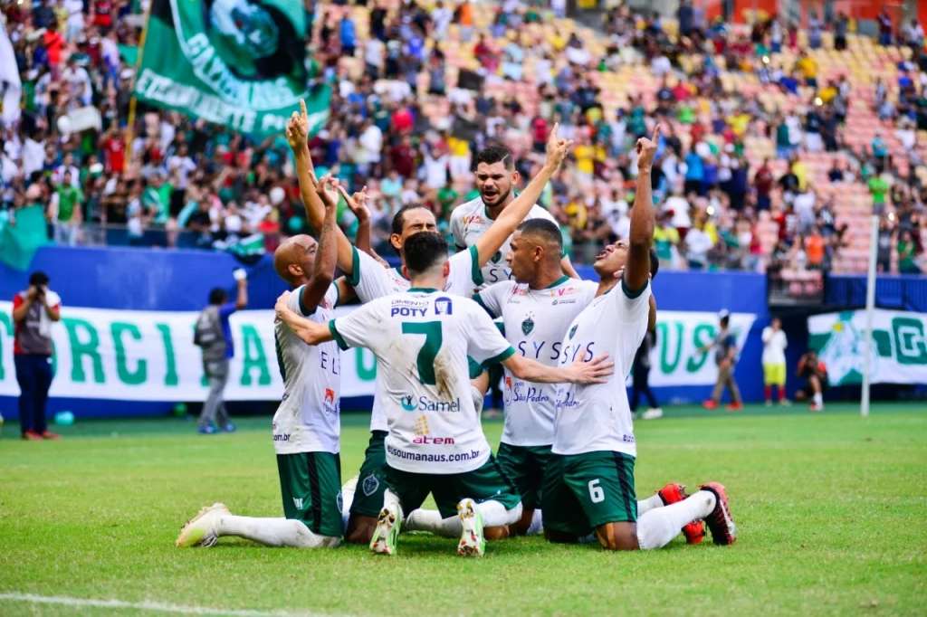 Manaus-AM vence o Caxias-RS pela Série D e conquista o acesso à Série C (Foto: Divulgação/Manaus FC) - Divulgação/Manaus FC