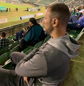 Vinícius Bergantim, treinador do acesso do Ituano, esteve presente no Brinco de Ouro