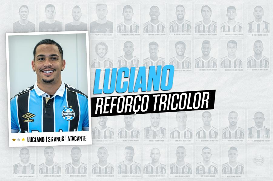 Grêmio oficializa contratação do atacante Luciano, ex-Fluminense