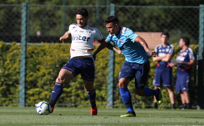 Com a volta de Júnior Tavares, São Paulo perde jogo-treino para o Nacional