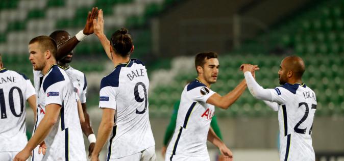 LIGA EUROPA: Com gol de Lucas Moura, Tottenham vence fora e reage; Roma goleia