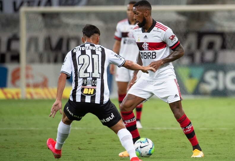 Flamengo foi batido facilmente pelo Atlético-MG (Foto: Alexandre Vidal/Flamengo)