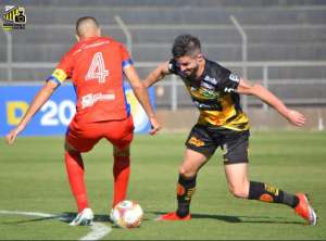 Série D: Atacante do Novorizontino comemora gol em mais uma vitória do Tigre