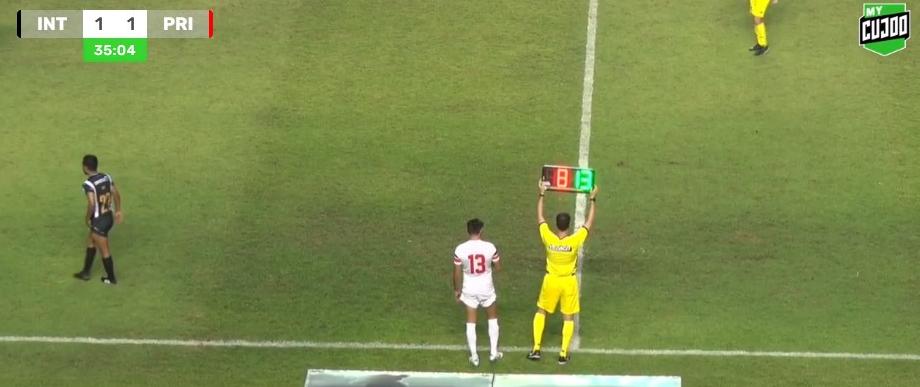 Ex-Fla e Guarani faz pênalti 42 segundos após entrar em campo