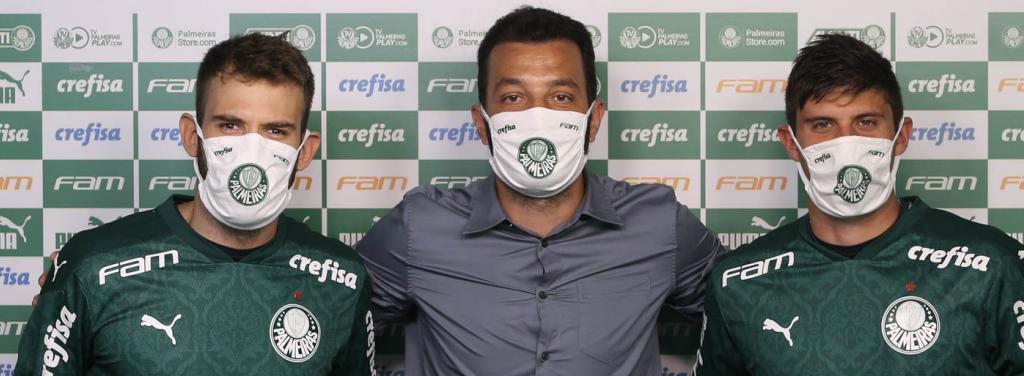 Apresentados, reforços dizem ter escolhido Palmeiras pela visibilidade