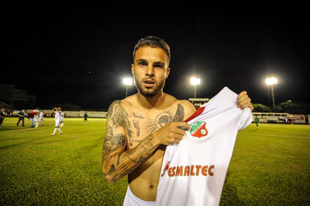  Artilheiro do Velo Clube, Lucas Duni vibra com primeiro acesso da carreira (Foto: Rodrigo Corsi/ Paulistão)