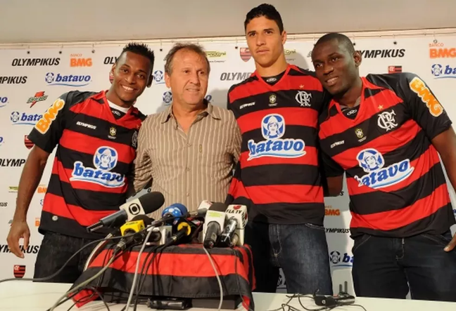 Vinícius em apresentação no Flamengo, em 2010 — Foto: Alexandre Vidal/Fla Imagem  - Foto: Alexandre Vidal/Fla Imagem 