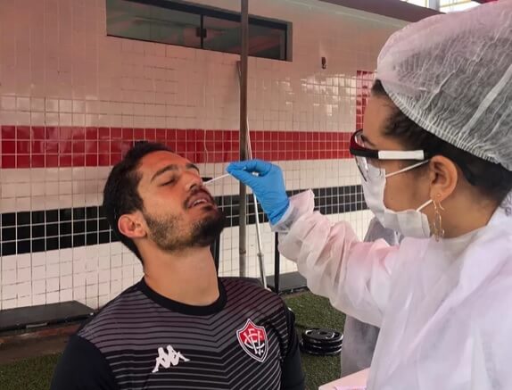 Série B: Vitória realiza testes de Covid-19 para jogo contra a Ponte