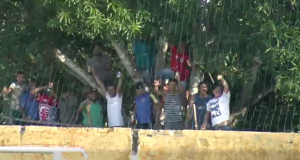 Partida decisiva da Série D tem torcida em cima de árvore e confusão após apito final