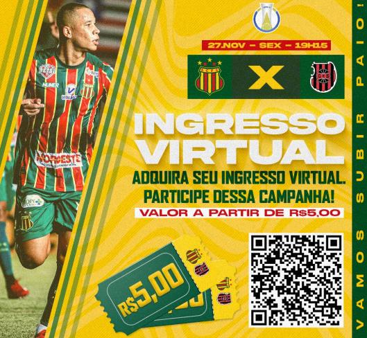 Série B: Diretoria de clube do G4 coloca ingresso virtual à venda