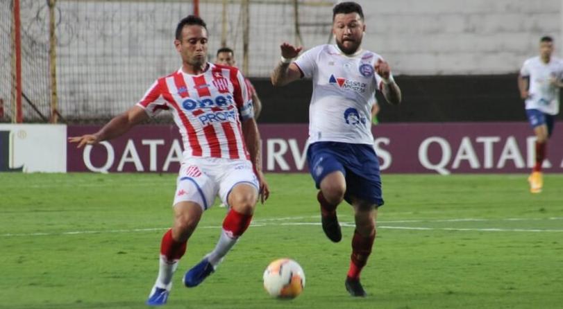 Unión Santa Fé e Bahia ficaram no empate sem gols (Foto: Divulgação/Bahia)