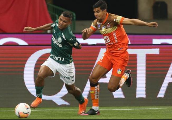 Palmeiras impôs ritmo forte ao jogo. Foto: Cesar Greco