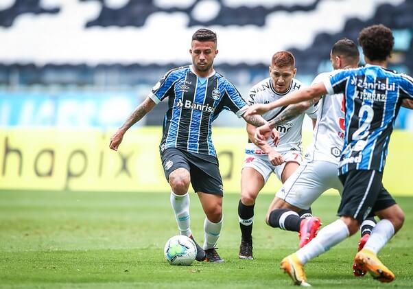 Grêmio amassou o Vasco no segundo tempo (Foto: Lucas Uebel/Grêmio)